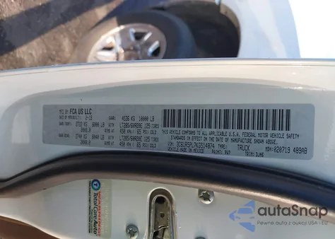 2019 Ram 2500 Longhorn 4X4 6'4 Box из США, поврежденный, VIN 3C6UR5PL7KG514874